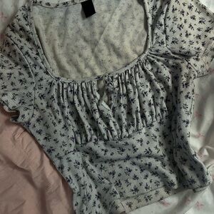 Floral Print Women's Top